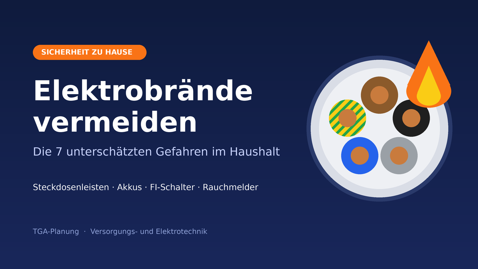 Elektrobrände vermeiden: Die 7 unterschätzten Gefahren im Haushalt